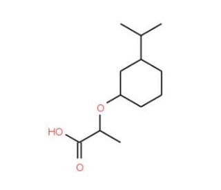 2-[3-(propan-2-yl)phenoxy]propanoic acid - chemical structure image