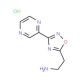 [2-(3-Pyrazin-2-yl-1,2,4-oxadiazol-5-yl)ethyl]-amine hydrochloride - chemical structure image