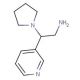 2-(3-Pyridyl)-2-Pyrrolidinylethylamine (CAS 855659-43-7) - chemical structure image