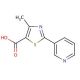 2-(3-Pyridyl)-4-methyl-thiazole-5-Carboxylic Acid (CAS 39091-01-5) - chemical structure image