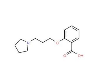 2-(3-Pyrrolidin-1-yl-propoxy)-benzoic acid - chemical structure image