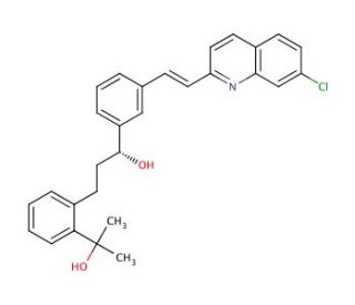 2-[3-(R)-[3-(2-(7-Chloro-2-quinolinyl)ethenyl)phenyl]-3-hydroxypropyl]phenyl-2-propanol - chemical structure image
