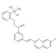 2-[3-(S)-[3-(2-(7-Chloro-2-quinolinyl)ethenyl)phenyl]-3-hydroxypropyl]phenyl-2-propanol (CAS 287930-77-2) - chemical structur