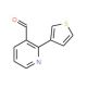 2-(3-Thienyl)nicotinaldehyde - chemical structure image