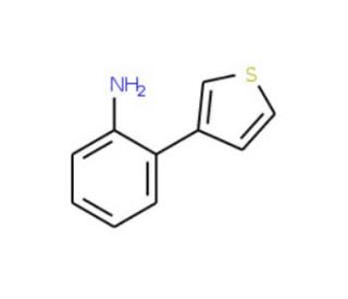 [2-(3-Thienyl)phenyl]amine - chemical structure image