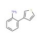 [2-(3-Thienyl)phenyl]amine - chemical structure image