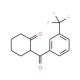 2-(3-Trifluoromethyl-benzoyl)-cyclohexanone - chemical structure image