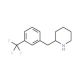 2-(3-trifluoromethyl-benzyl)-piperidine (CAS 794501-01-2) - chemical structure image