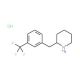 2-(3-Trifluoromethyl-benzyl)-piperidine hydrochloride (CAS 782504-66-9) - chemical structure image