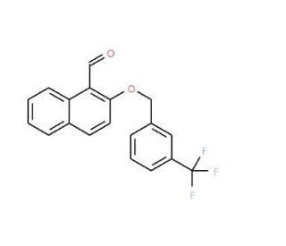 2-{[3-(Trifluoromethyl)benzyl]oxy}-1-naphthaldehyde - chemical structure image
