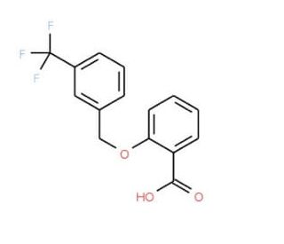 2-{[3-(Trifluoromethyl)benzyl]oxy}benzoic acid - chemical structure image