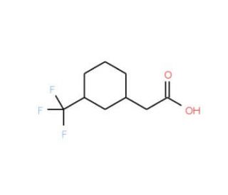 2-[3-(trifluoromethyl)cyclohexyl]acetic acid (CAS 120976-33-2) - chemical structure image