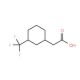 2-[3-(trifluoromethyl)cyclohexyl]acetic acid (CAS 120976-33-2) - chemical structure image