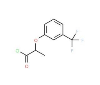2-[3-(trifluoromethyl)phenoxy]propanoyl chloride - chemical structure image