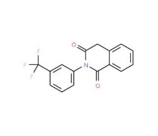 2-(3-Trifluoromethyl-phenyl)-4H-isoquinoline-1,3-dione - chemical structure image