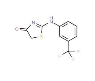 2-(3-Trifluoromethyl-phenylamino)-thiazol-4-one - chemical structure image