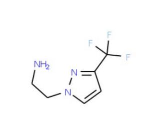 2-(3-Trifluoromethyl-pyrazol-1-yl)-ethylamine (CAS 1006436-51-6) - chemical structure image