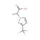 2-(3-Trifluoromethyl-pyrazol-1-yl)-propionic acid - chemical structure image