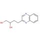 2-(3′,4′-Dihydroxybutyl)quinoxaline (CAS 80840-08-0) - chemical structure image
