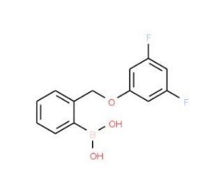 2-[(3&prime;,5&prime;-Difluorophenoxy)methyl]phenylboronic acid (CAS 1218790-92-1) - chemical structure image