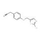 2-{4-[(2-Chloro-1,3-thiazol-5-yl)methoxy]-phenyl}acetonitrile - chemical structure image