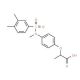 2-{4-[(3,4-dimethylbenzene)(methyl)sulfonamido]phenoxy}propanoic acid - chemical structure image