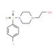 2-{4-[(4-Iodophenyl)sulfonyl]piperazino}-1-ethanol (CAS 941256-92-4) - chemical structure image