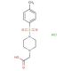 2-{4-[(4-methylbenzene)sulfonyl]piperazin-1-yl}acetic acid hydrochloride - chemical structure image