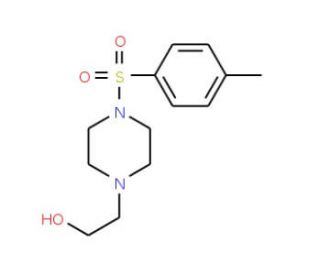 2-{4-[(4-Methylphenyl)sulfonyl]piperazino}-1-ethanol (CAS 16017-64-4) - chemical structure image