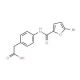 2-{4-[(5-bromofuran-2-)amido]phenyl}acetic acid - chemical structure image