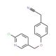 2-{4-[(6-chloropyridin-3-yl)methoxy]phenyl}acetonitrile - chemical structure image