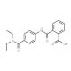2-({4-[(Diethylamino)carbonyl]anilino}carbonyl)-benzoic acid - chemical structure image