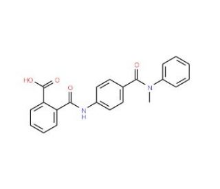 2-({4-[(Methylanilino)carbonyl]anilino}carbonyl)-benzoic acid - chemical structure image