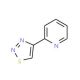 2-(4-1,2,3-Thiadiazolyl)pyridine (CAS 176037-42-6) - chemical structure image
