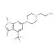 2-{4-[1,3-Dimethyl-4-(trifluoromethyl)-1H-pyrazolo[3,4-b]pyridin-6-yl]piperazino}-1-ethanol - chemical structure image