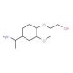 2-[4-(1-aminoethyl)-2-methoxyphenoxy]ethan-1-ol - chemical structure image