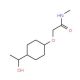 2-[4-(1-hydroxyethyl)phenoxy]-N-methylacetamide - chemical structure image