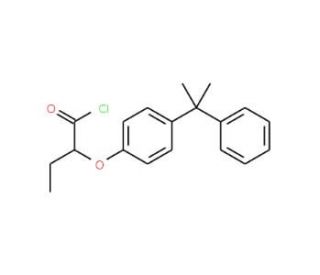 2-[4-(1-methyl-1-phenylethyl)phenoxy]butanoyl chloride - chemical structure image