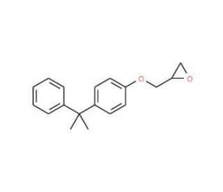 2-{[4-(1-methyl-1-phenylethyl)phenoxy]methyl}oxirane (CAS 61578-04-9) - chemical structure image