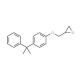 2-{[4-(1-methyl-1-phenylethyl)phenoxy]methyl}oxirane (CAS 61578-04-9) - chemical structure image