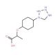 2-[4-(1H-tetrazol-1-yl)phenoxy]propanoic acid - chemical structure image
