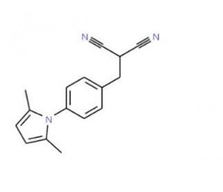 2-[4-(2,5-Dimethyl-1H-pyrrol-1-yl)benzyl]-malononitrile - chemical structure image