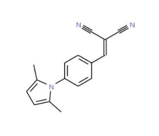 2-{[4-(2,5-Dimethyl-1H-pyrrol-1-yl)phenyl]-methylene}malononitrile - chemical structure image