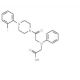 [{2-[4-(2-Fluorophenyl)piperazin-1-yl]-2-oxoethyl}(phenyl)amino]acetic acid - chemical structure image