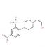 2-[4-[2-(Methylsulfonyl)-4-nitrophenyl]-piperazin-1-yl]ethanol - chemical structure image
