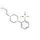 2-[4-[2-(Methylsulfonyl)phenyl]piperazin-1-yl]-ethanol (CAS 942474-21-7) - chemical structure image