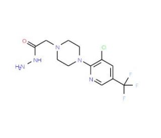2-{4-[3-Chloro-5-(trifluoromethyl)-2-pyridinyl]-piperazino}acetohydrazide - chemical structure image