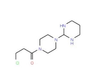 2-[4-(3-chloropropanoyl)piperazin-1-yl]pyrimidine - chemical structure image