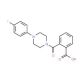 2-{[4-(4-fluorophenyl)piperazin-1-yl]carbonyl}benzoic acid - chemical structure image