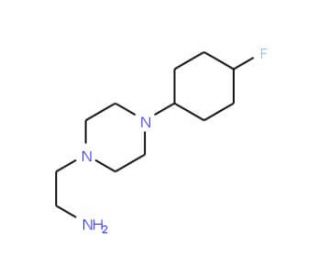 2-[4-(4-fluorophenyl)piperazin-1-yl]ethanamine (CAS 27144-84-9) - chemical structure image